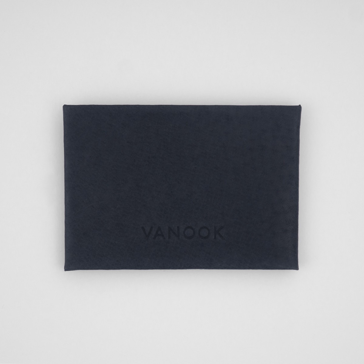 VANOOK Card Case Horizontal / Charcoal