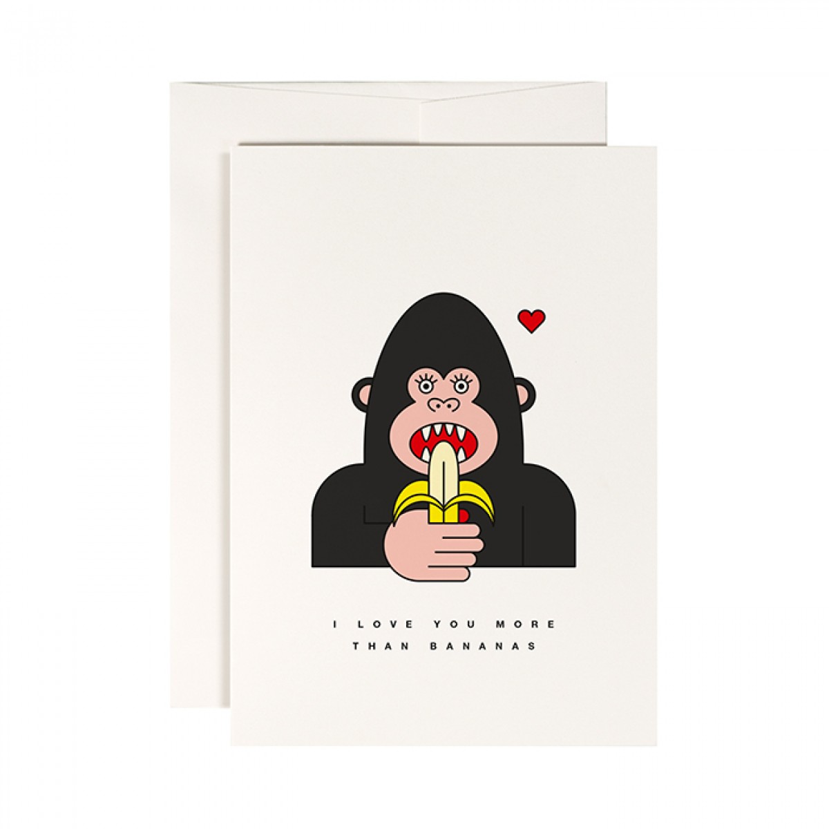 redfries set love confessions – Set mit 4 Klappkarten DIN A6 mit Umschlag