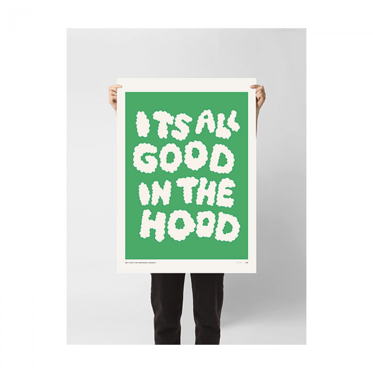 redfries all good green – Kunstdruck DIN B2