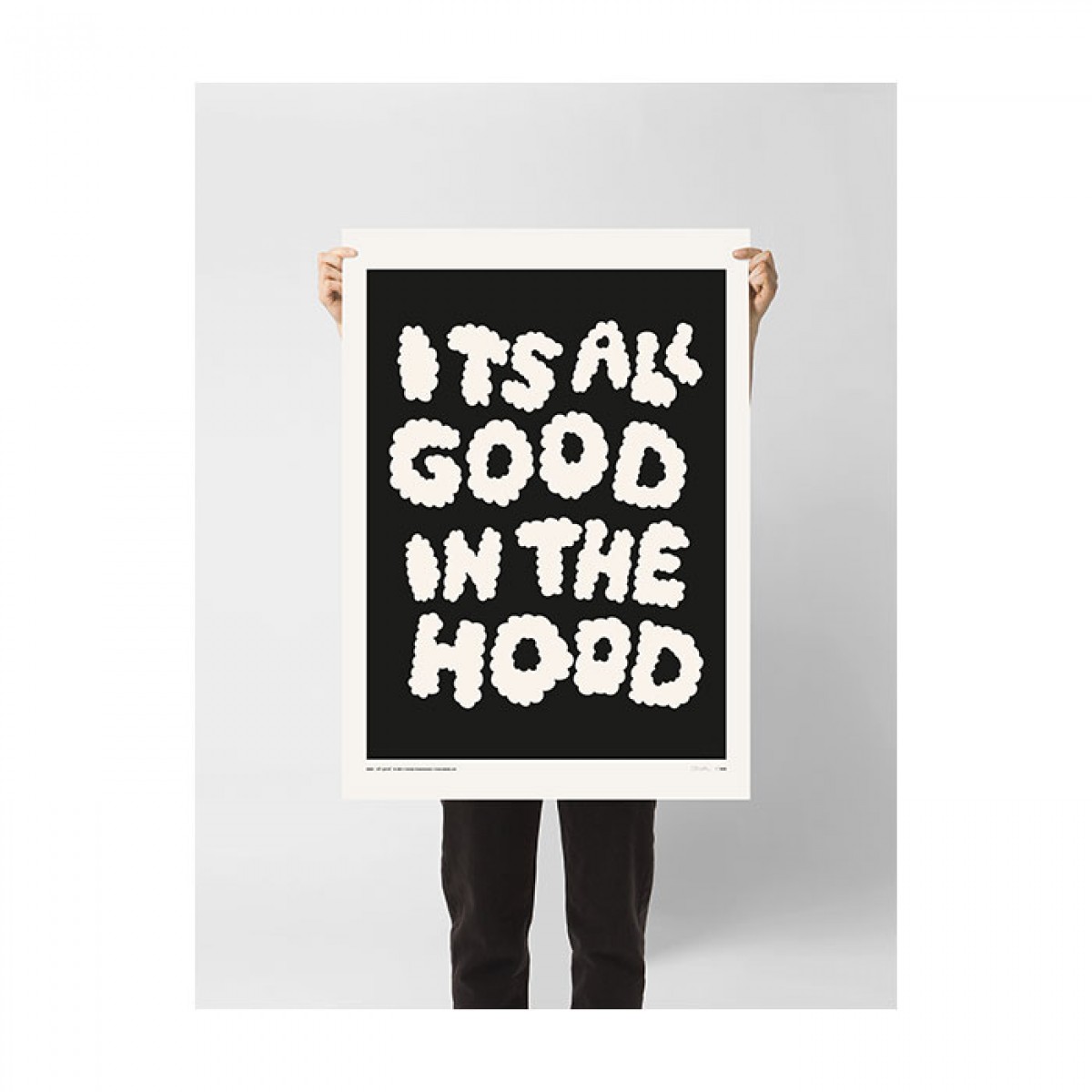 redfries all good black – Kunstdruck DIN B2