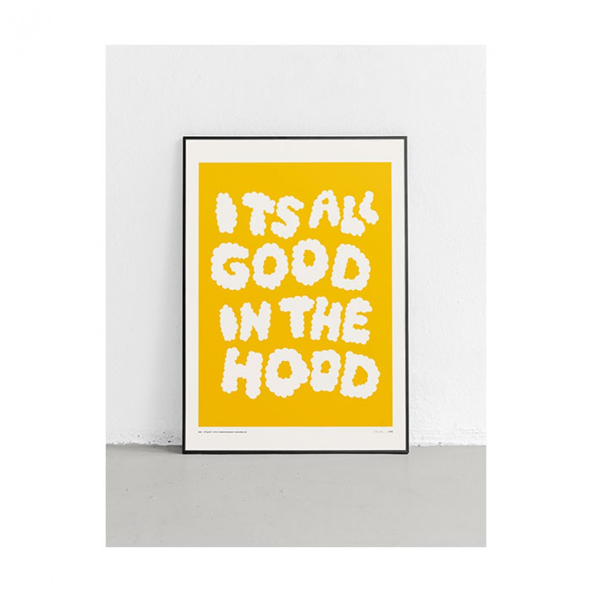 redfries all good yellow – Kunstdruck DIN B2