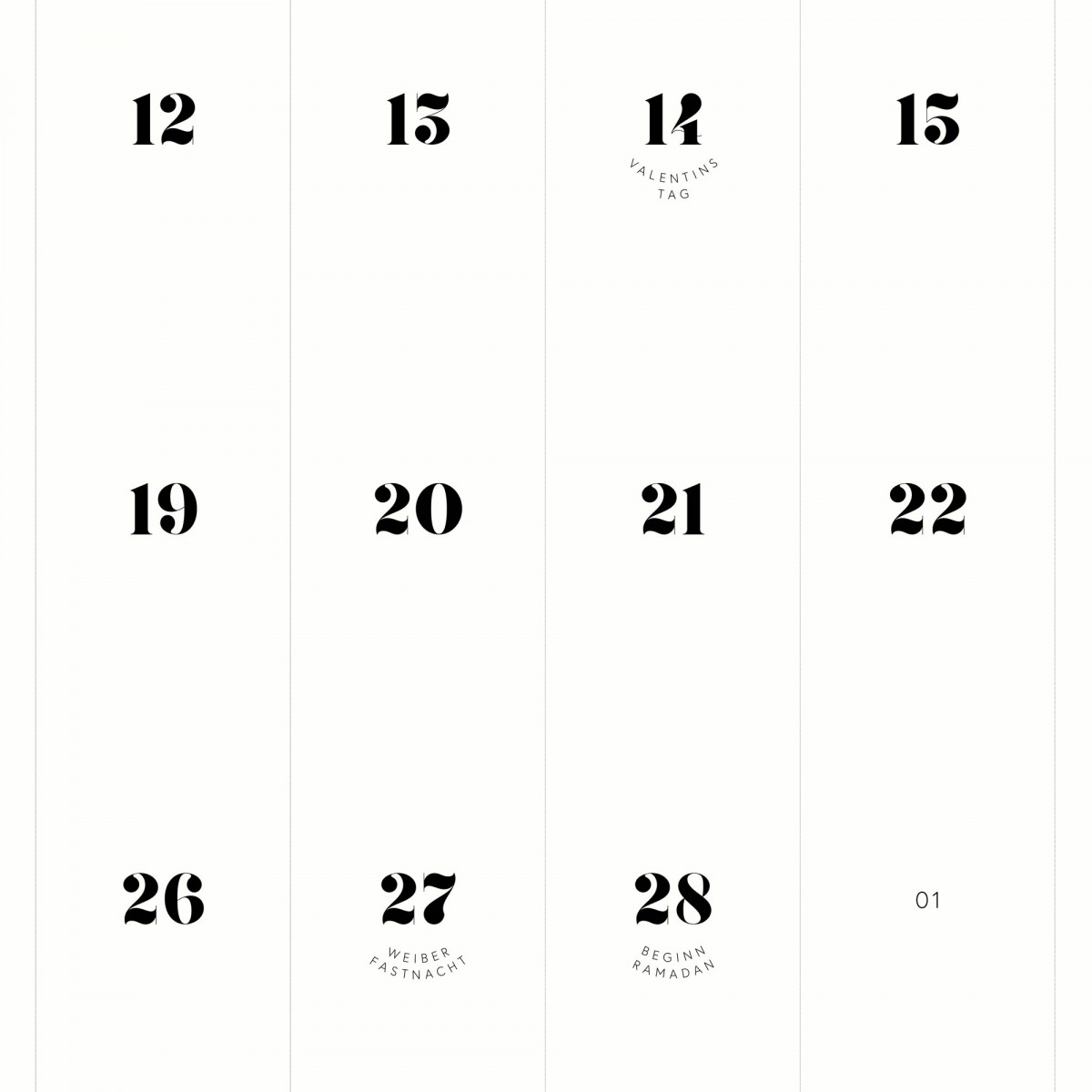 A3 Monatskalender Nr. 06 / ab sofort / frau rippe