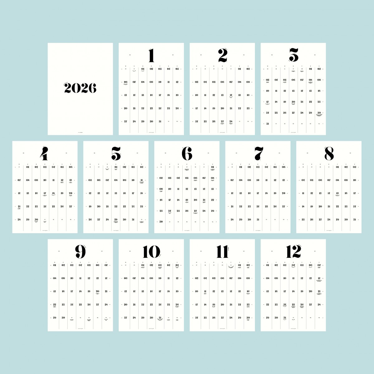 A4 Monatskalender Nr. 06 / ab sofort / frau rippe