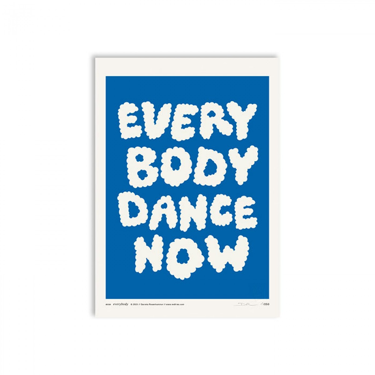 redfries everybody blue – Kunstdruck DIN A4