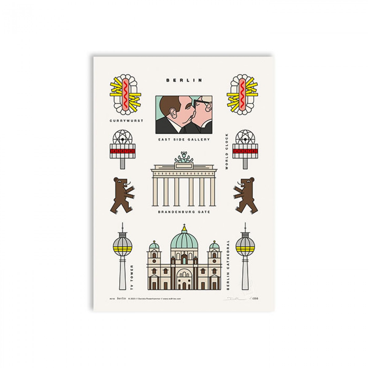 redfries berlin a4 – Kunstdruck DIN A4