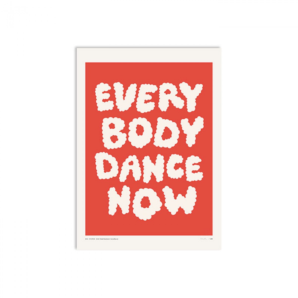 redfries everybody red b2 – Kunstdruck DIN B2