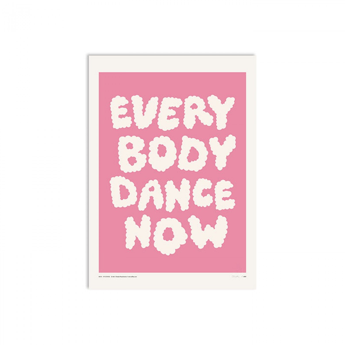 redfries everybody pink b2 – Kunstdruck DIN B2