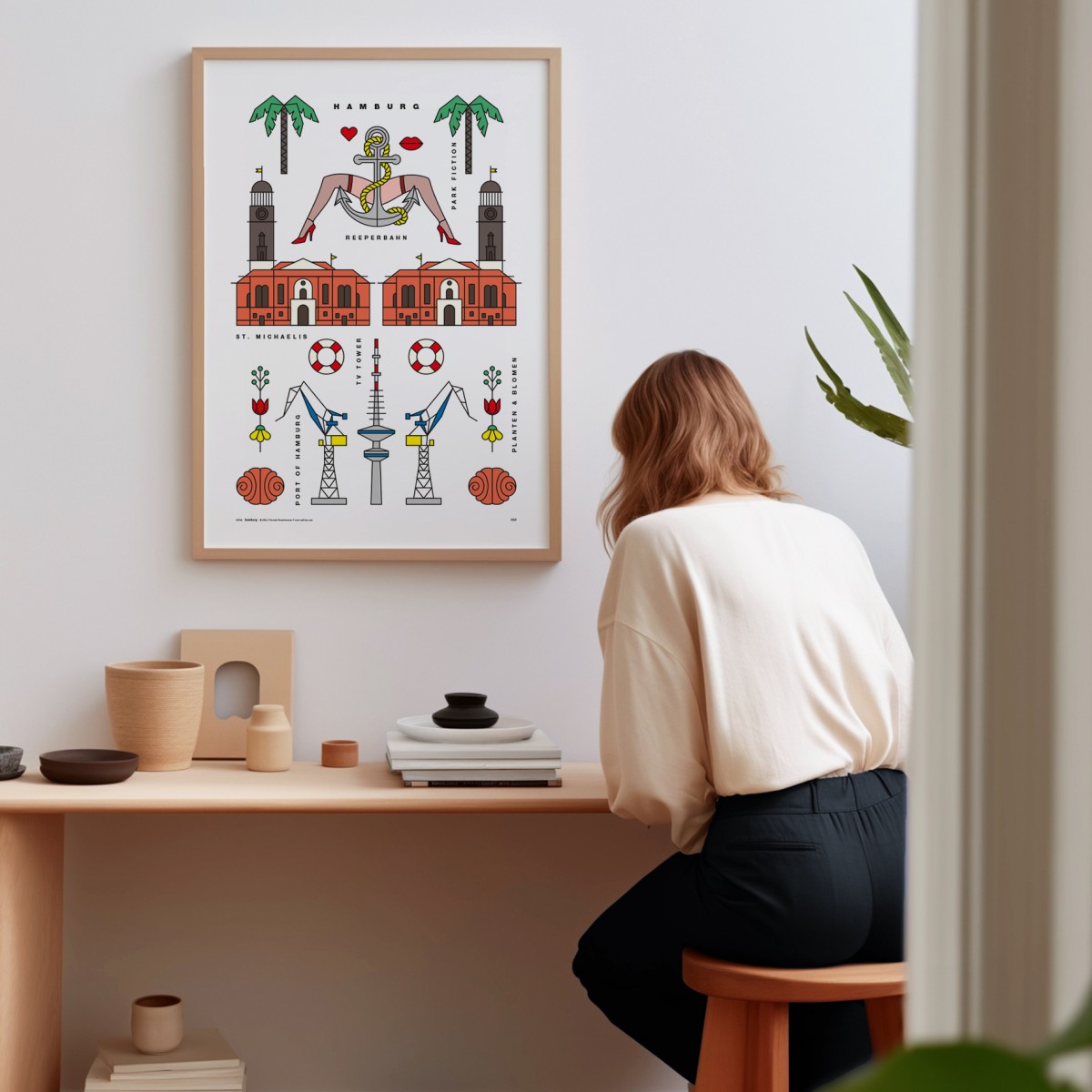 redfries hamburg – Kunstdruck DIN B2