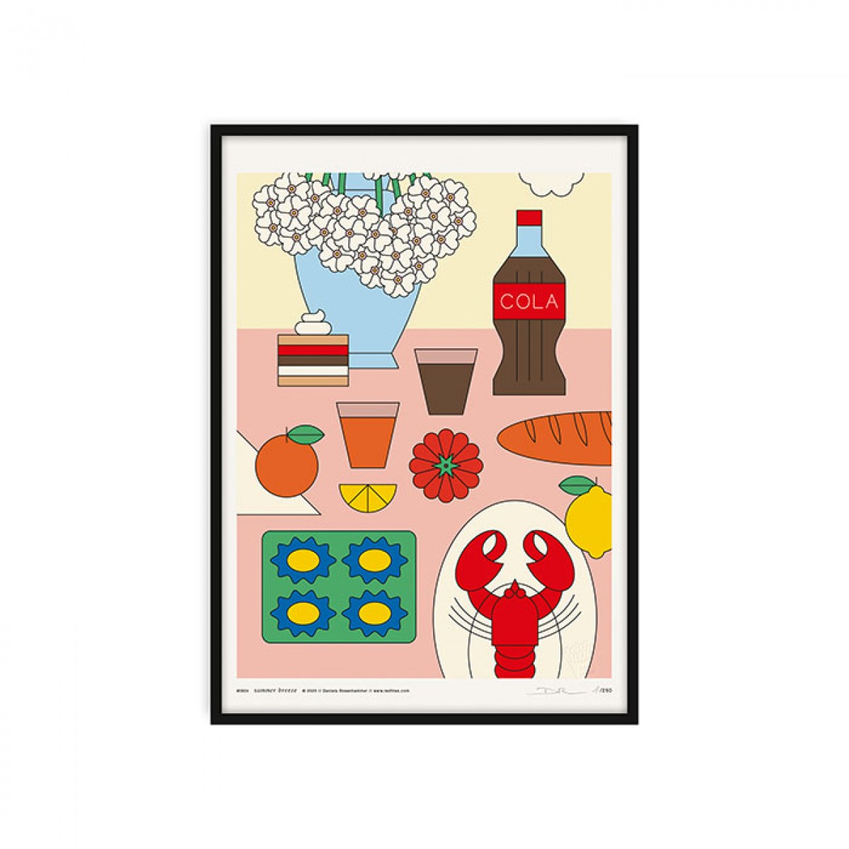redfries summer breeze – Kunstdruck DIN A3
