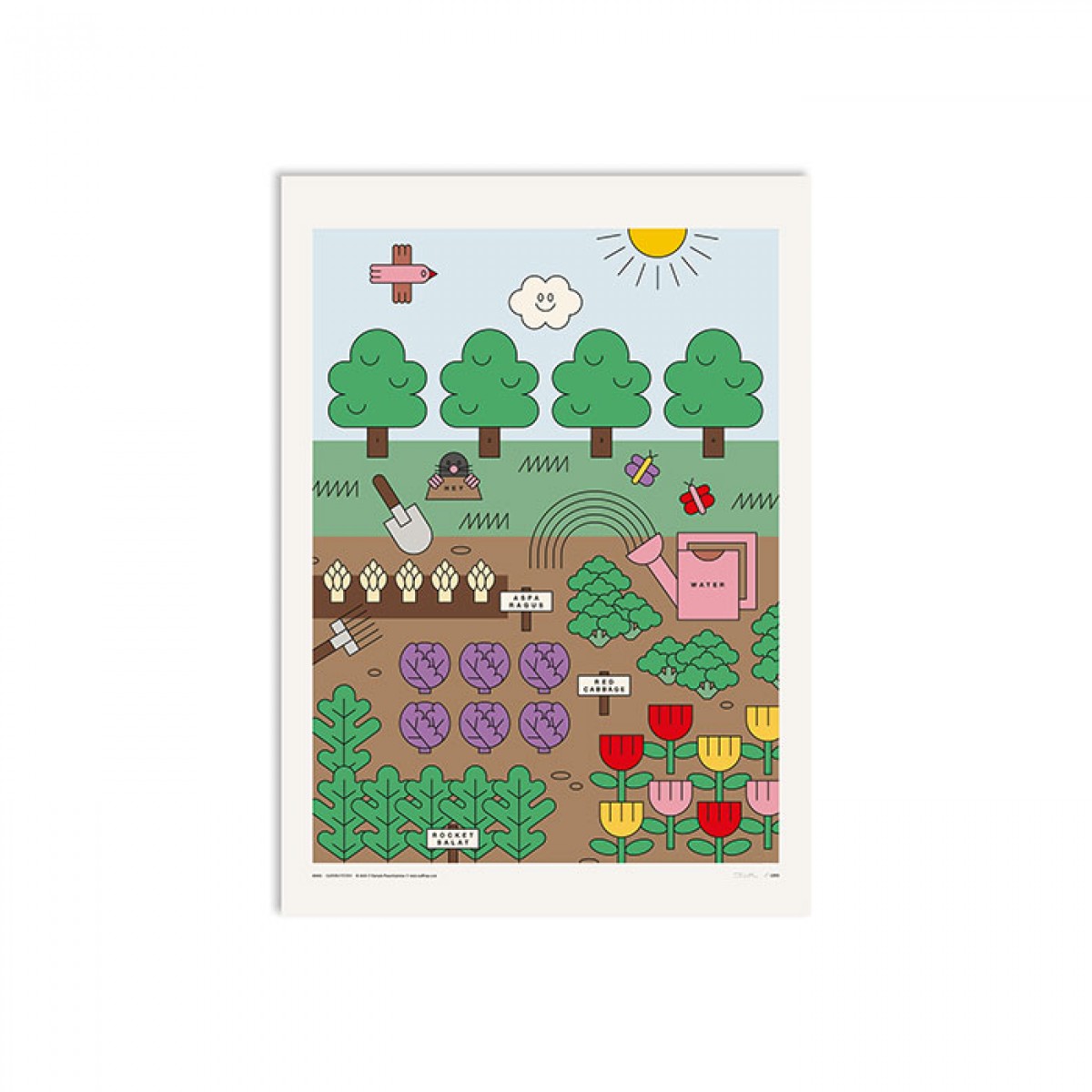 redfries summertime – Kunstdruck DIN B2