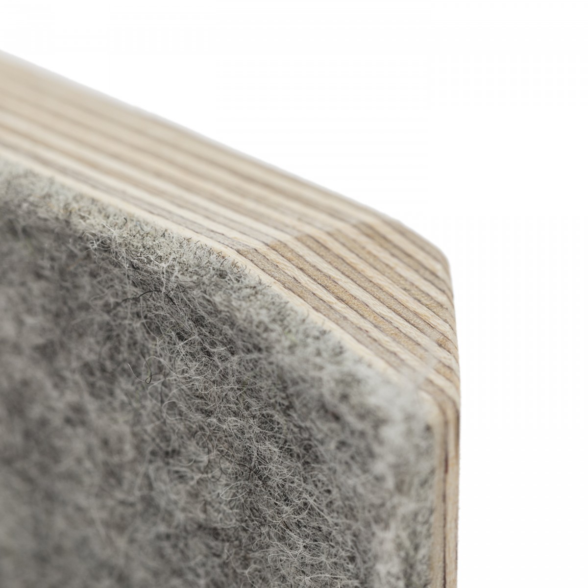 STADIG.stubenbank Design Sitzbank aus Holz mit Wollfilz