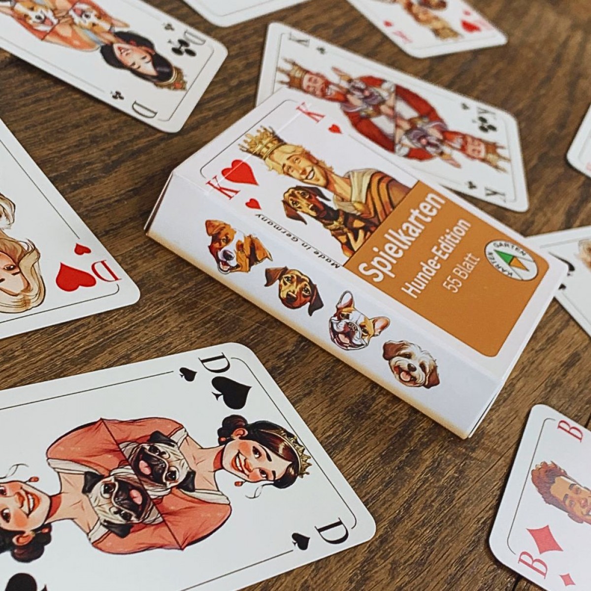 Spielkarten Hunde-Edition von Karten Garten