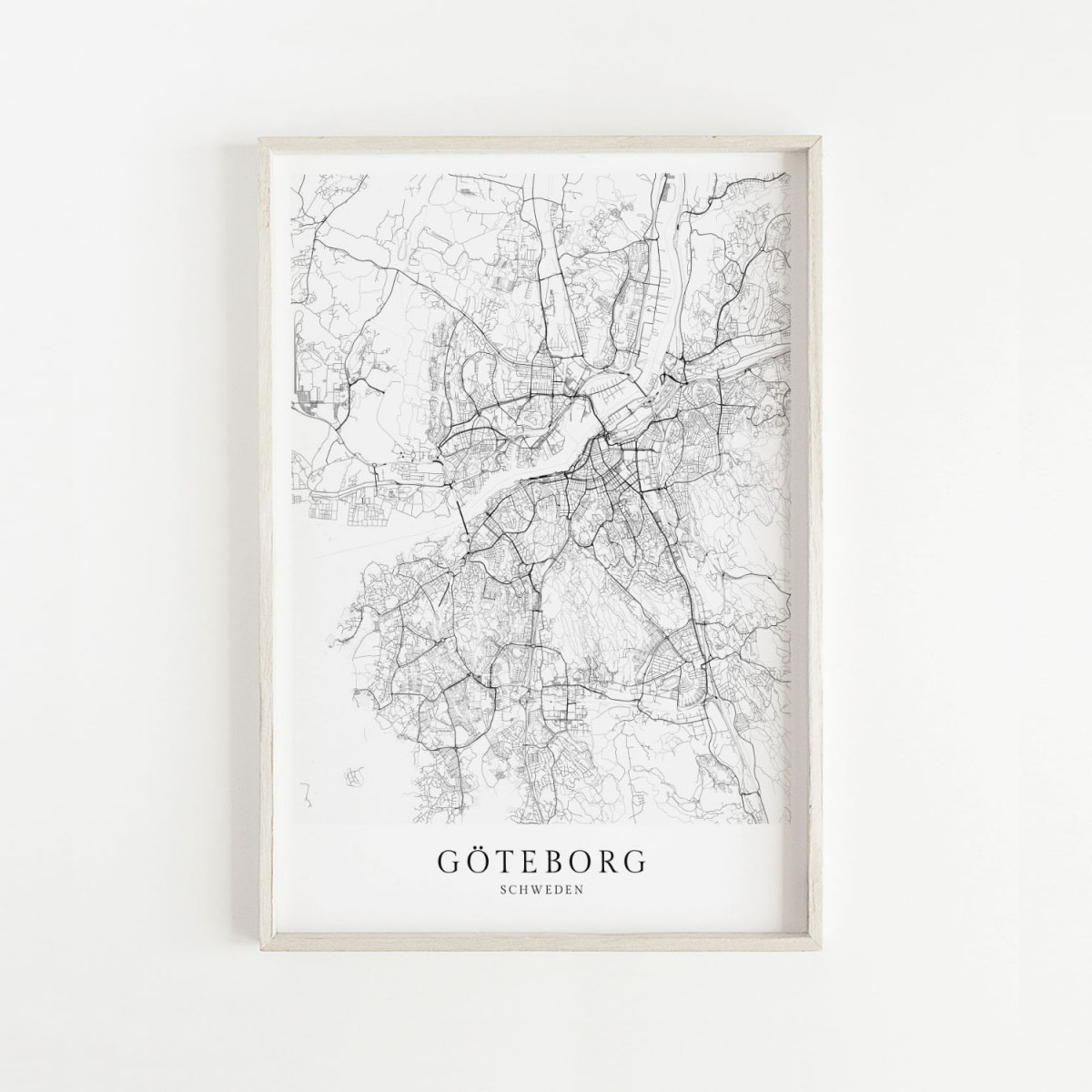 GÖTEBORG als hochwertiges Poster im skandinavischen Stil von Skanemarie +++ Geschenkidee