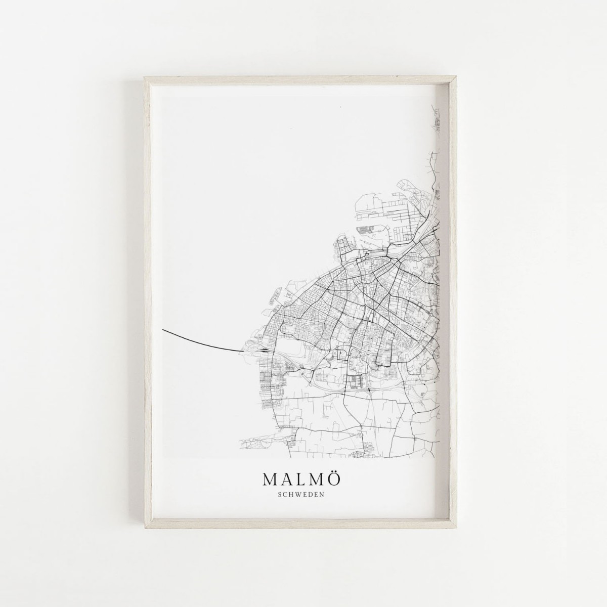 MALMÖ als hochwertiges Poster im skandinavischen Stil von Skanemarie +++ Geschenkidee