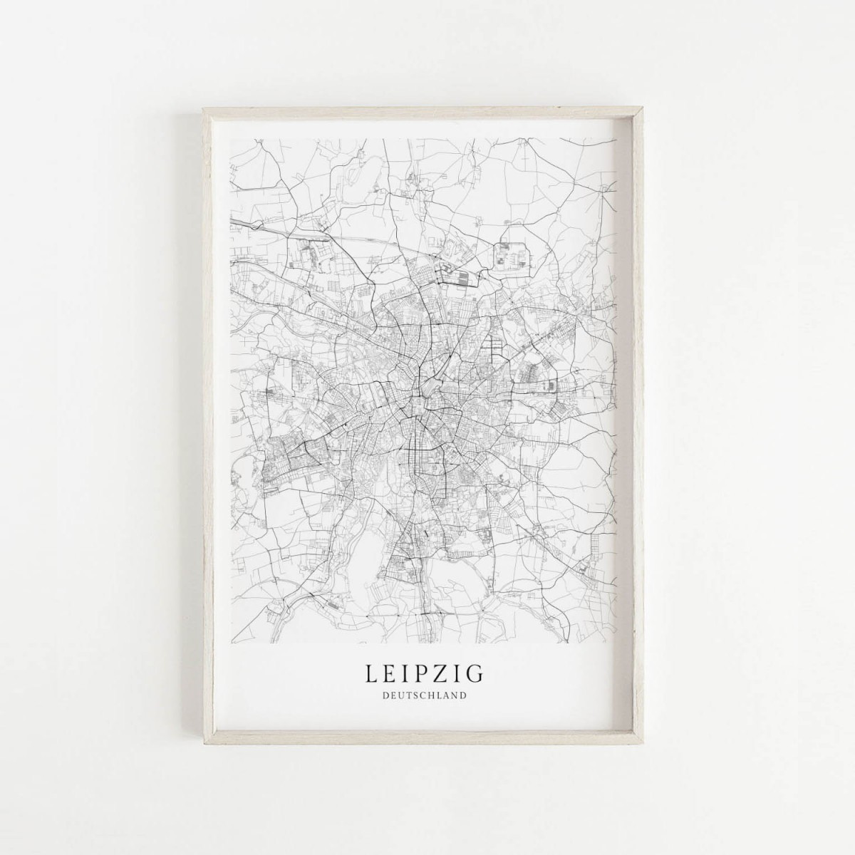 LEIPZIG als hochwertiges Poster im skandinavischen Stil von Skanemarie +++ Geschenkidee
