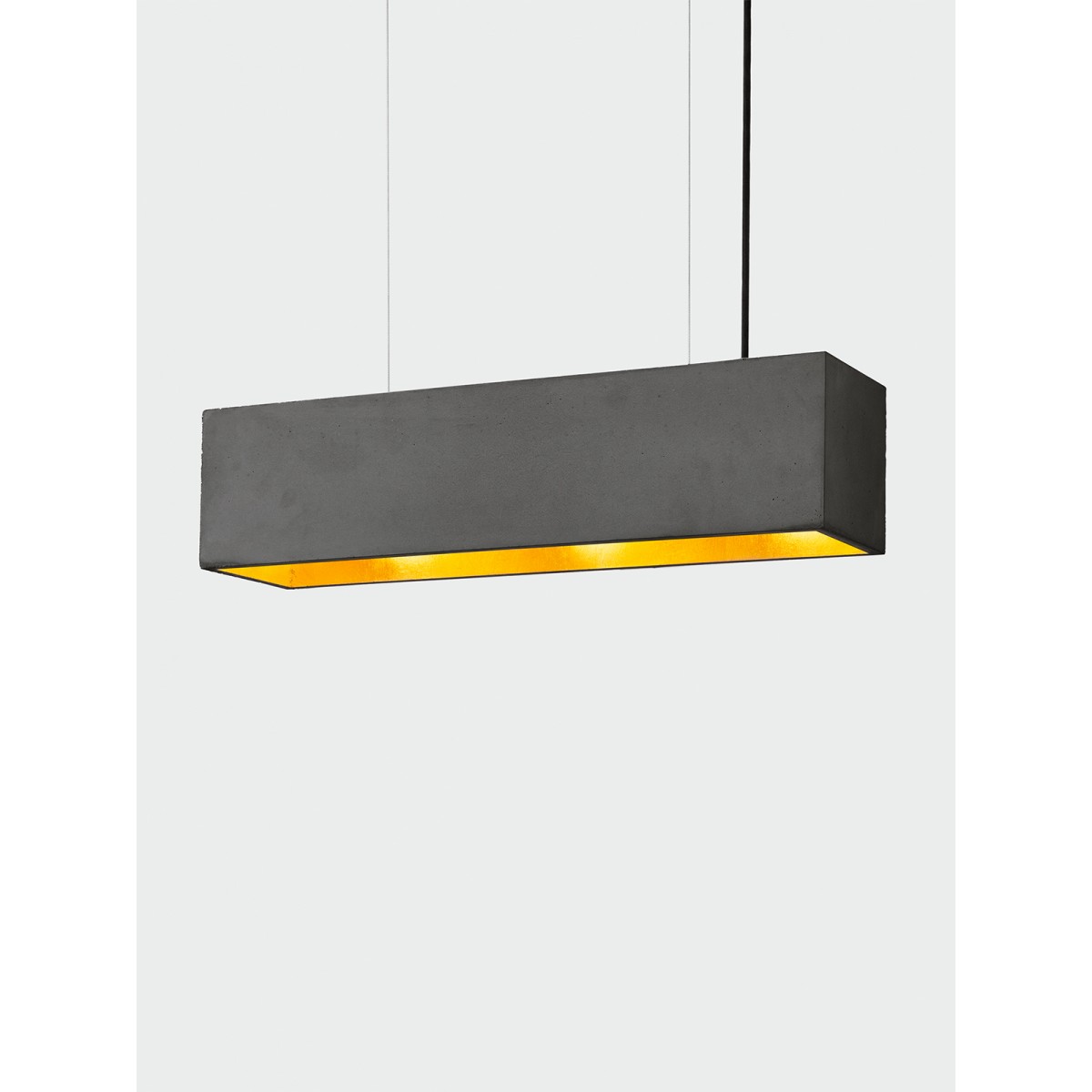 GANTlights [B4]dark Pendelleuchte rechteckig