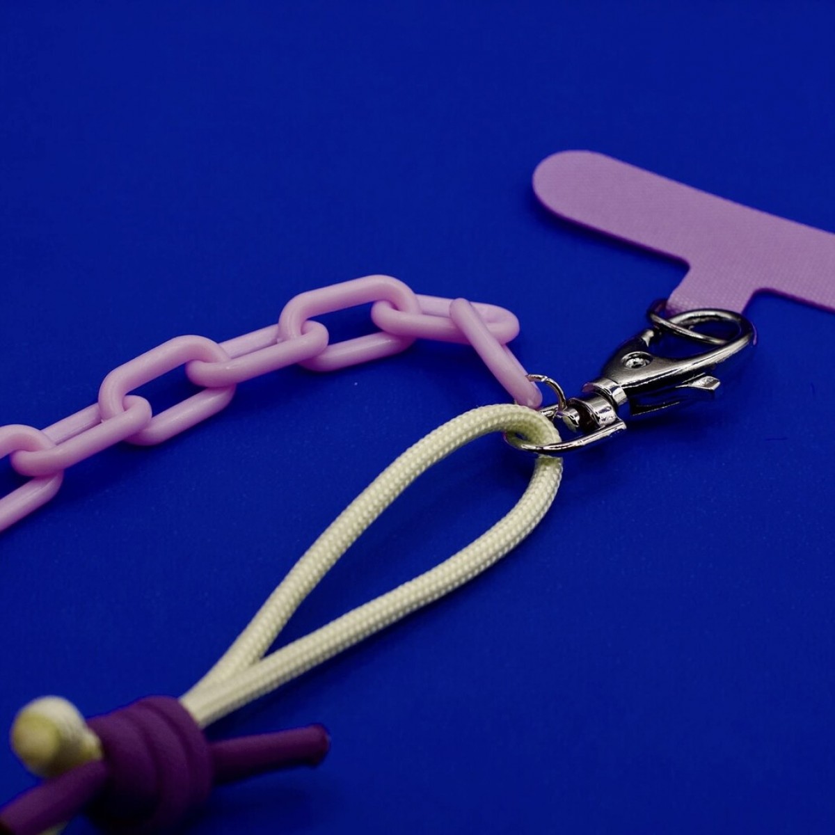 Verstellbare Pastellkette – Acryl & Paracord (mit optionalem Handy-Halter) - Pikto3000
