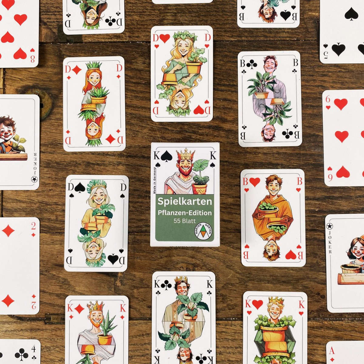 Spielkarten Pflanzen-Edition von Karten Garten