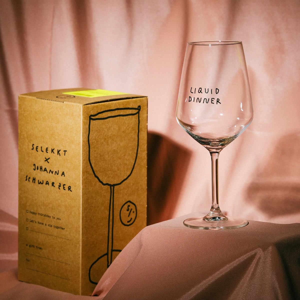 "Dinner for two" Weinglas-Bundle by Johanna Schwarzer × selekkt