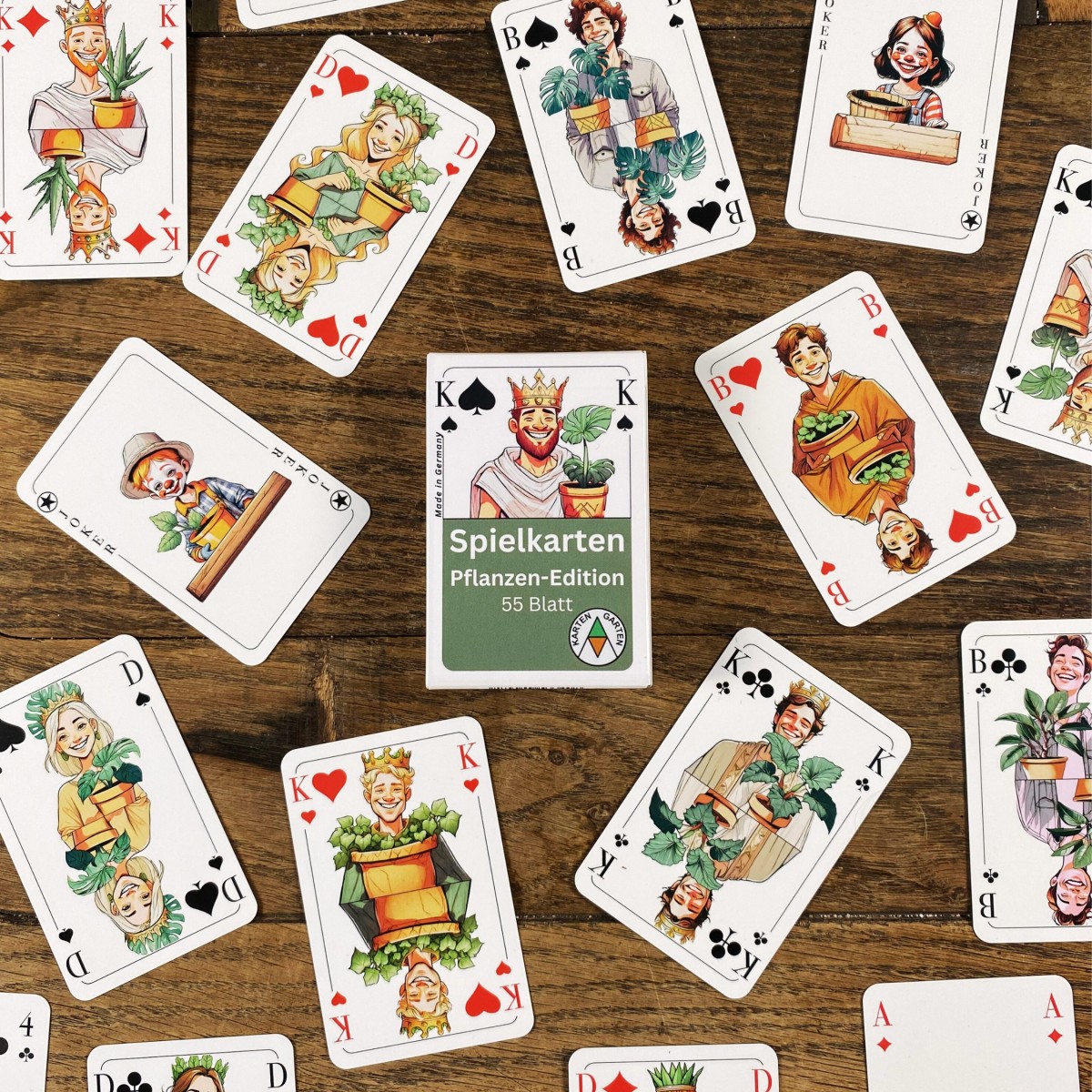 Spielkarten Pflanzen-Edition von Karten Garten