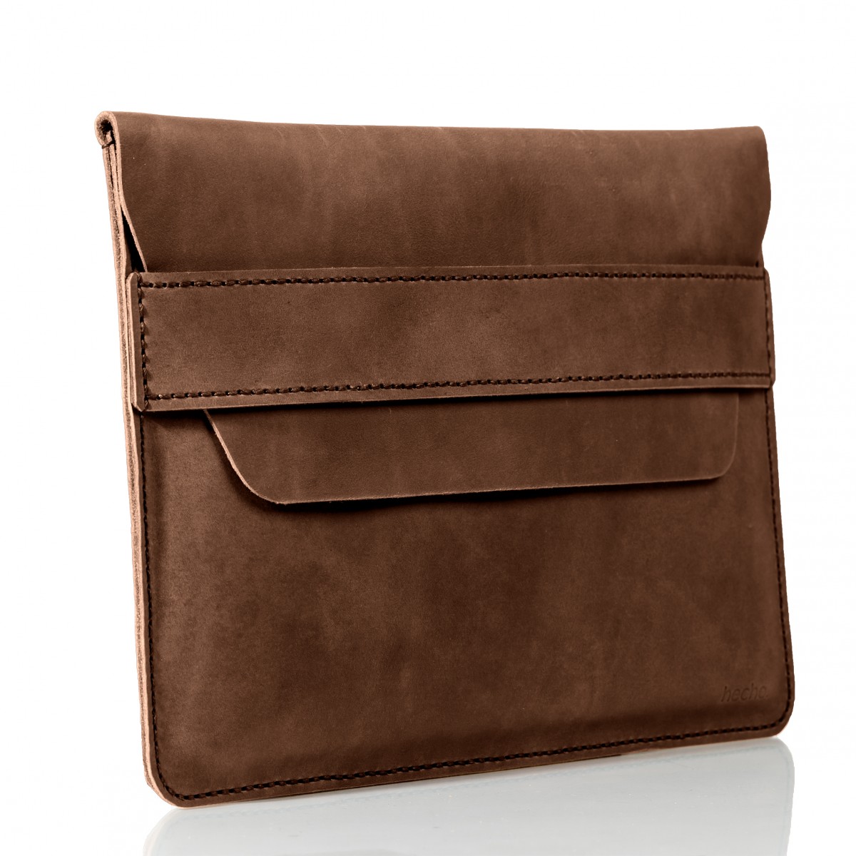hecho. Hülle aus Pull-Up Leder für MacBook Pro 14“ M1, M2 (2021&2023) | Handmade & Fair Fashion | „Fernando"