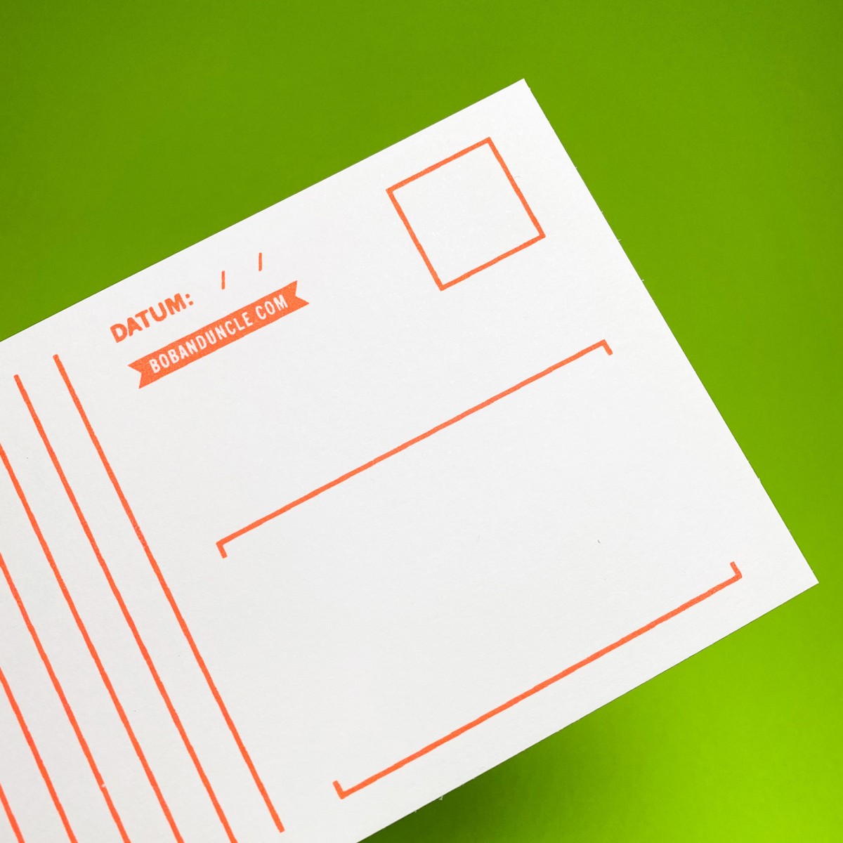 Bob and Uncle Design HIN & HER Postkarte (2er-Set)