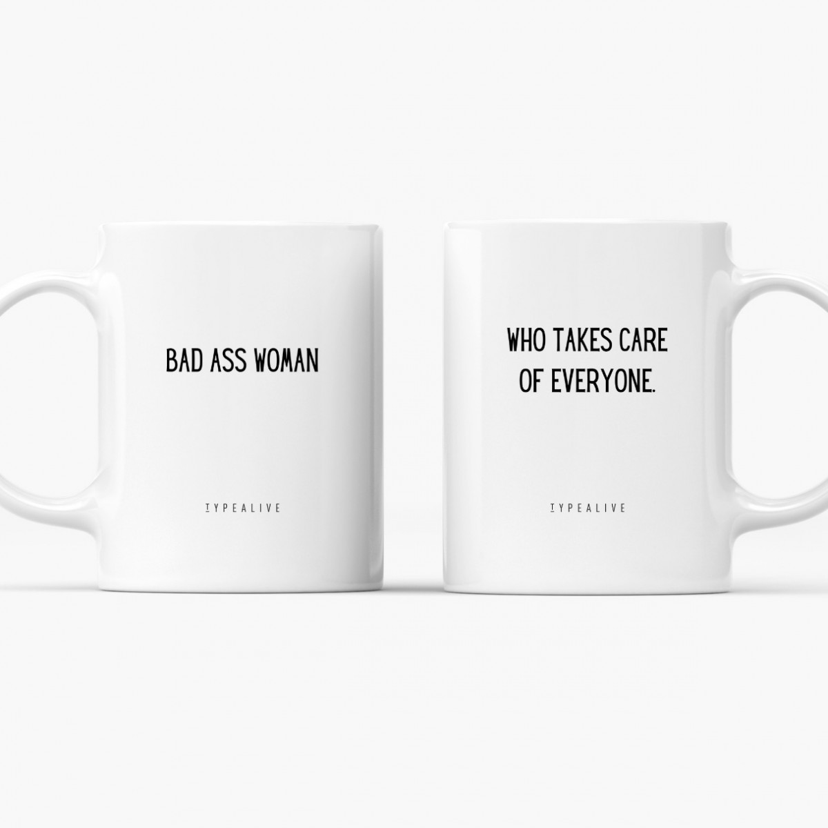 typealive / Tasse aus Keramik / Bad Ass Women