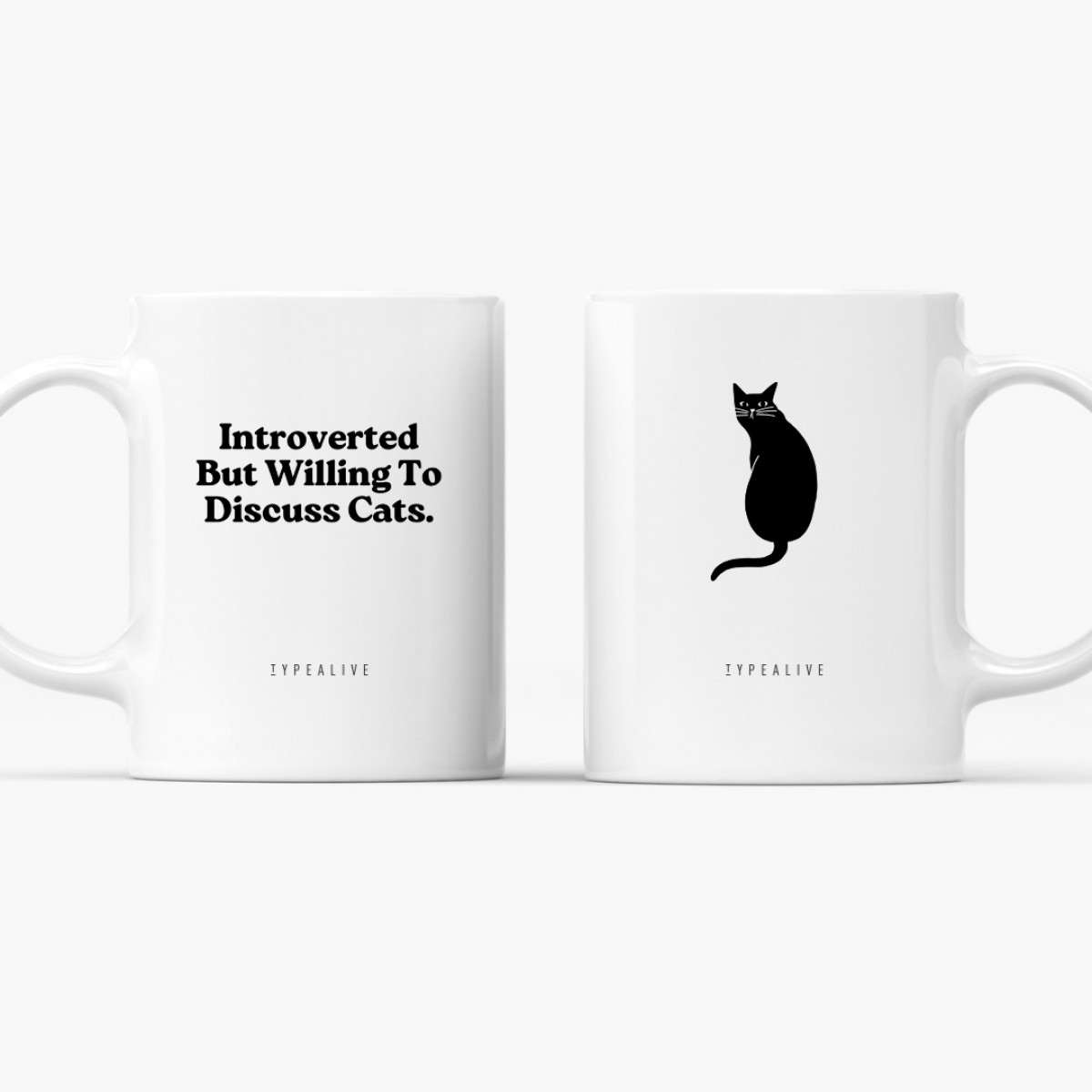 typealive / Tasse aus Keramik / Discuss Cats