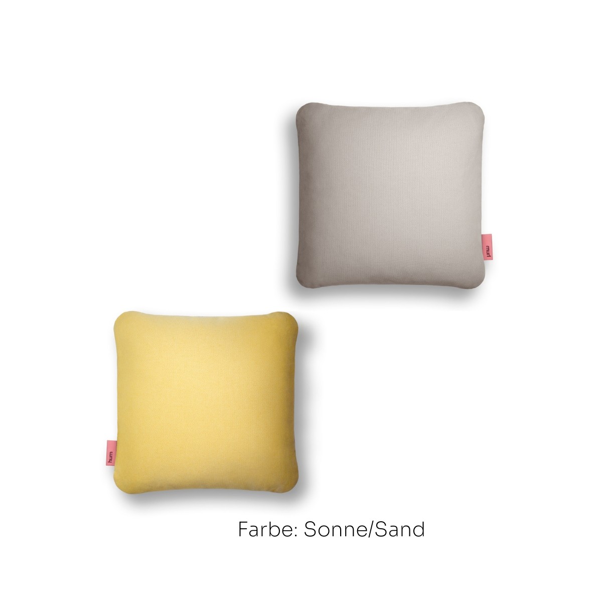 hum Patio Outdoor-Kissen zweifarbig 40x40cm