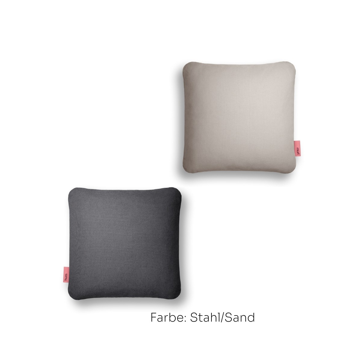 hum Patio Outdoor-Kissen zweifarbig 40x40cm