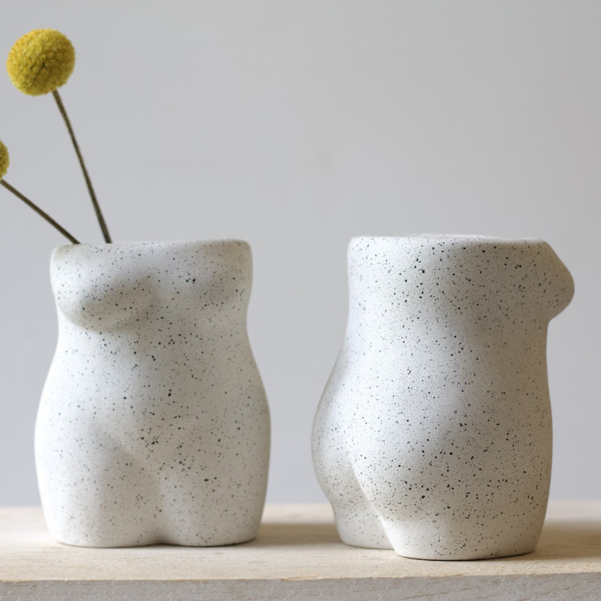 Frauenkörper Vase ''gesprenkelt'' von namou