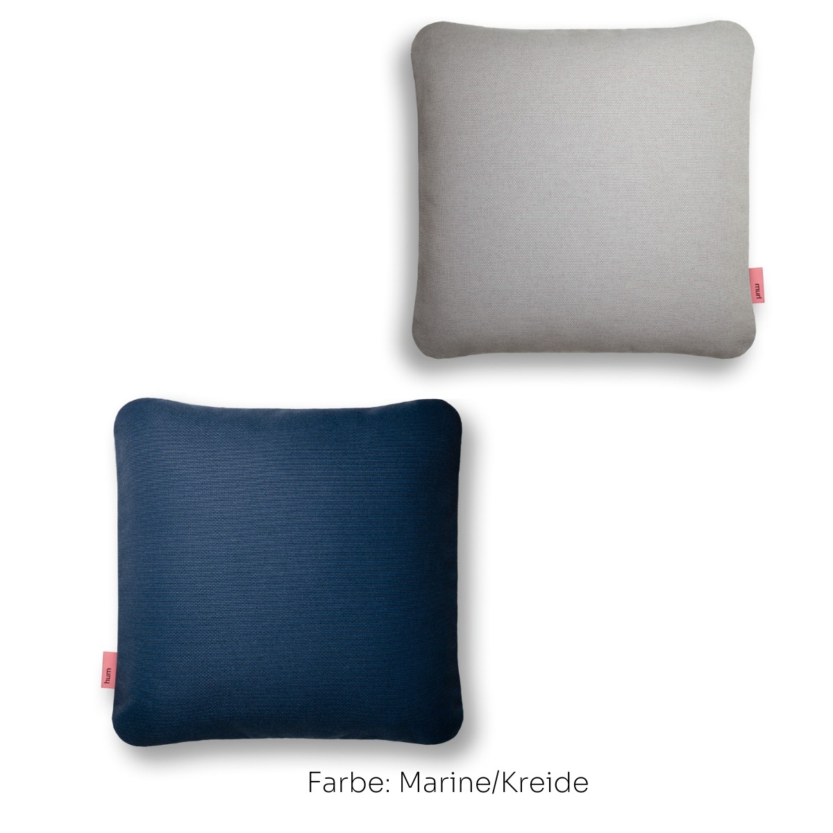 hum Patio Outdoor-Kissen zweifarbig 50x50cm