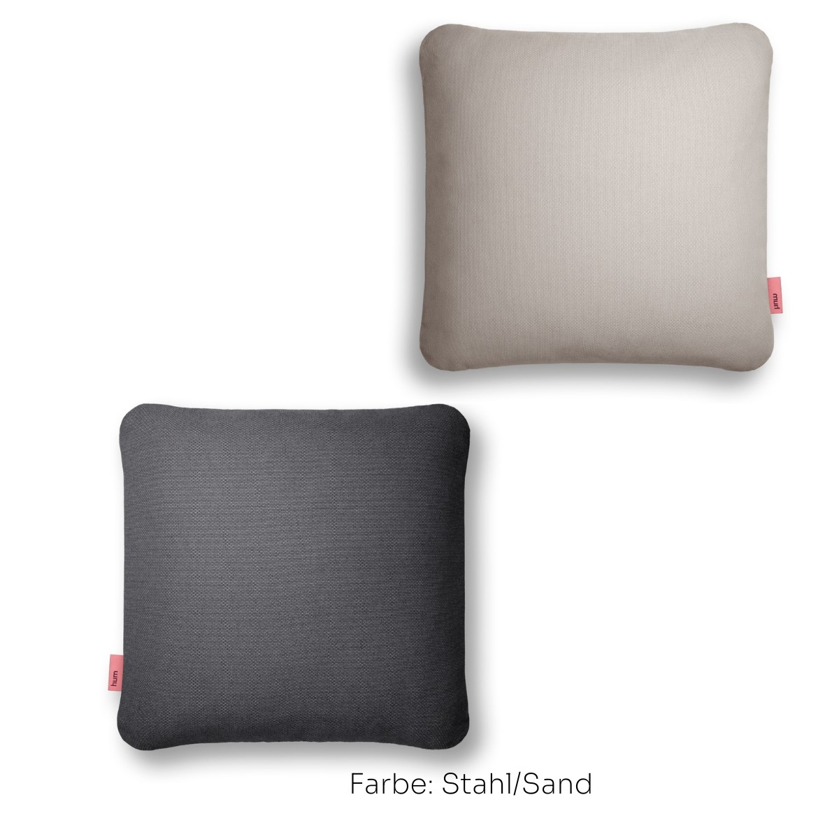 hum Patio Outdoor-Kissen zweifarbig 50x50cm