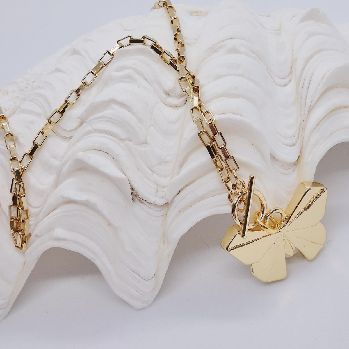 Valerie Chic - Origami 3D Schmetterling Vintage Kette 