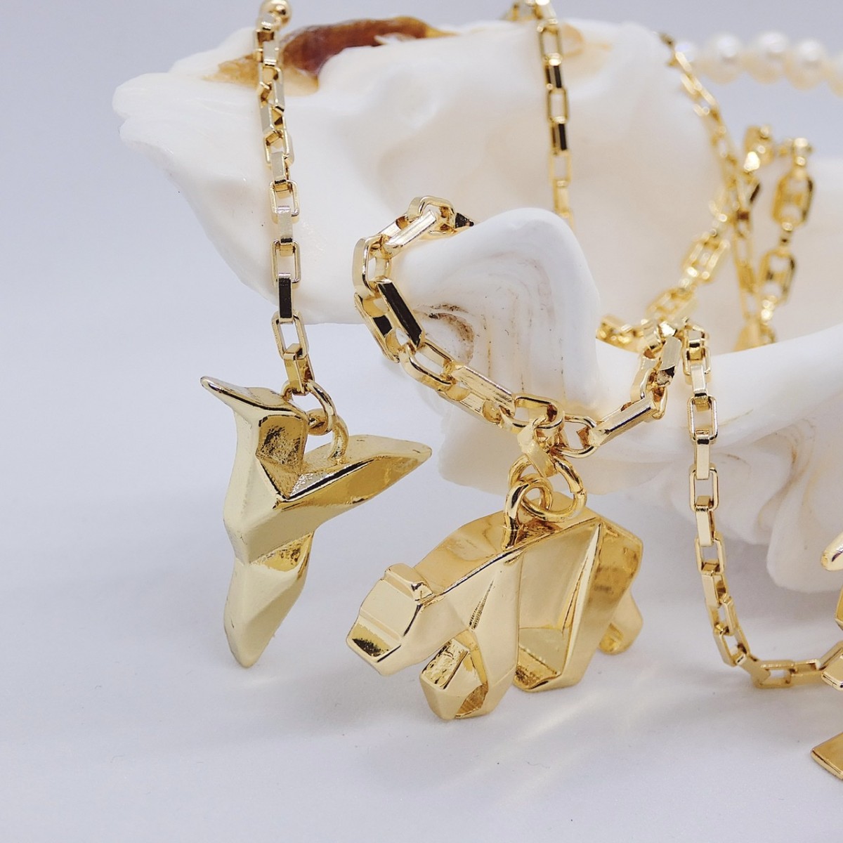 Valerie Chic - Origami 3D Kolibri Vintage Kette