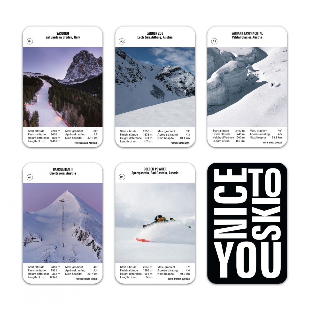 Nice To Ski You Quartett
