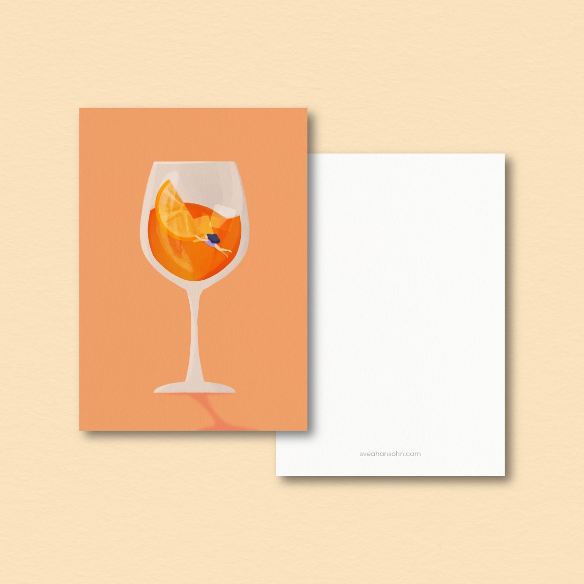 Aperolglas – Postkarte A6