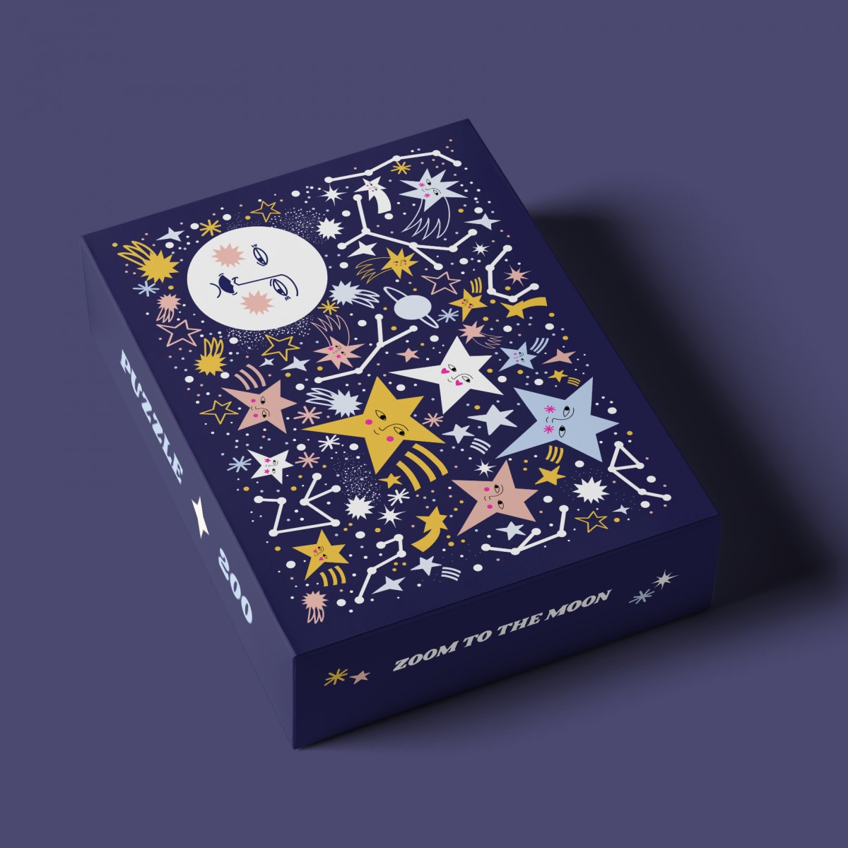 Das Puzzle Kollektiv - Puzzle "Zoom To The Moon" 200 Teile