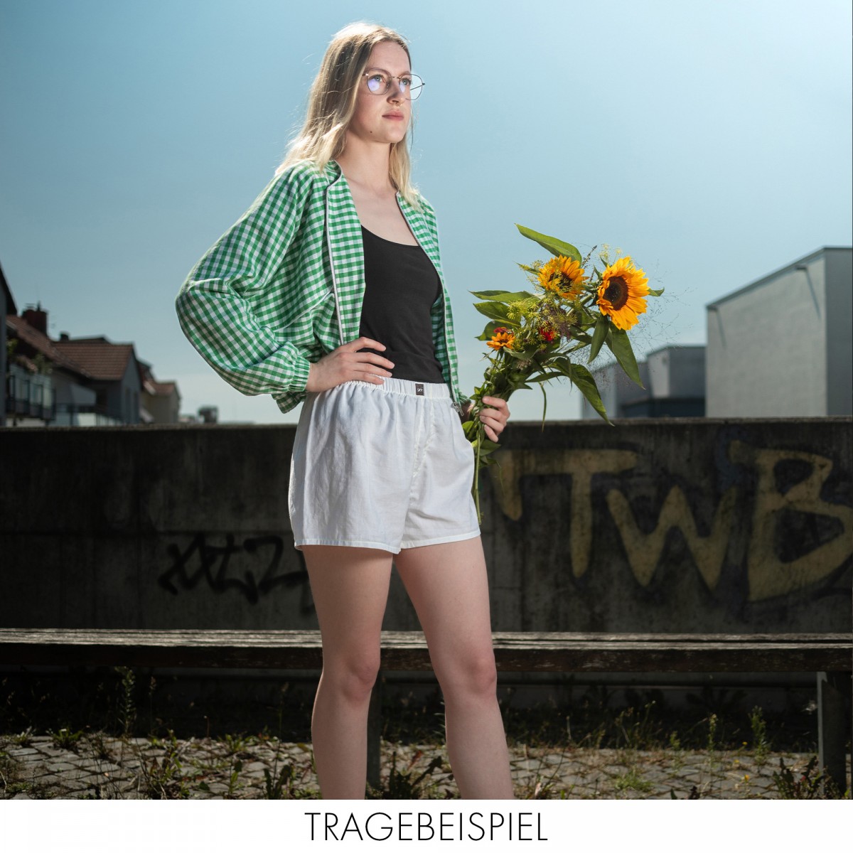 soki SURPRISE Boxershorts aus Omi´s alter Bettwäsche - flower power