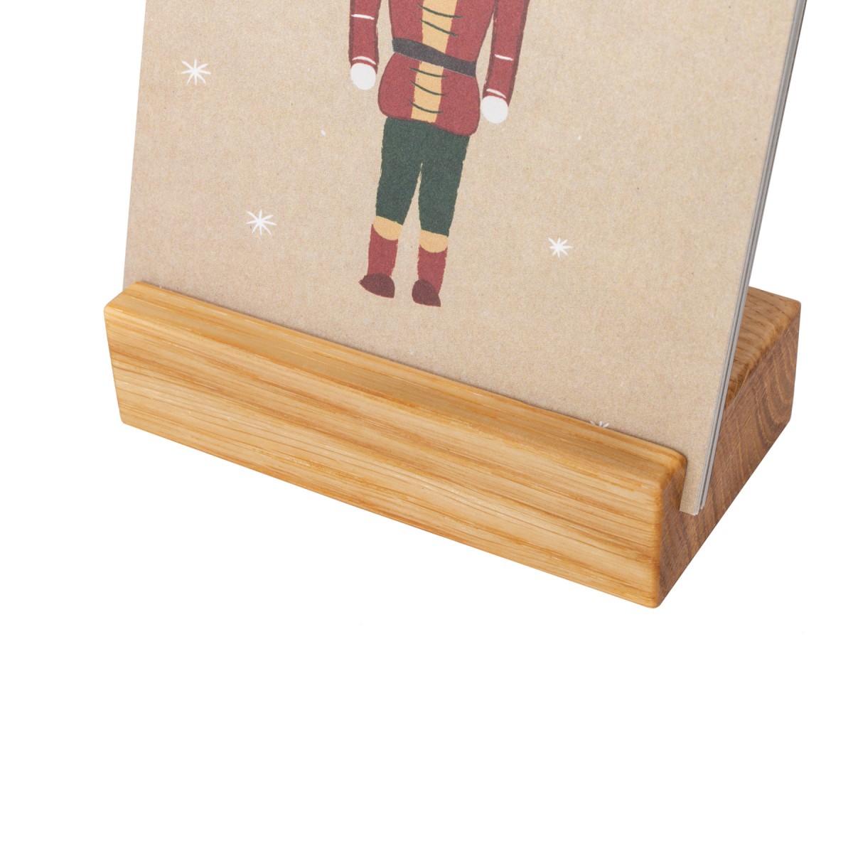 klotzaufklotz Adventskalender mit Karten Eiche