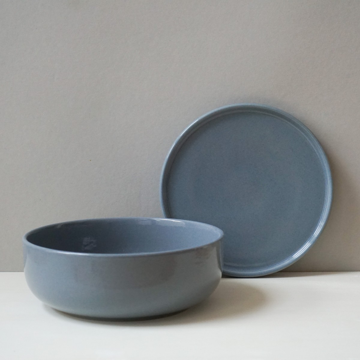 Schale 16 cm Hollyhock mit Deckel/Teller // 600 ml // indre Ceramics