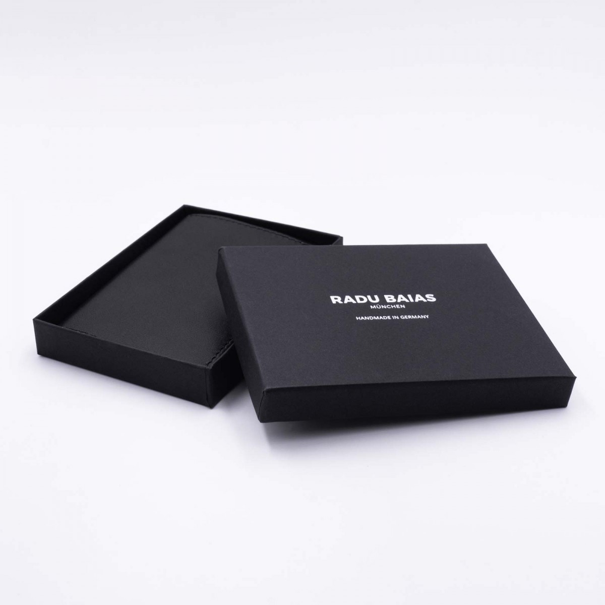 Mini Geldbörse Schwarz – aus Premium Nappaleder