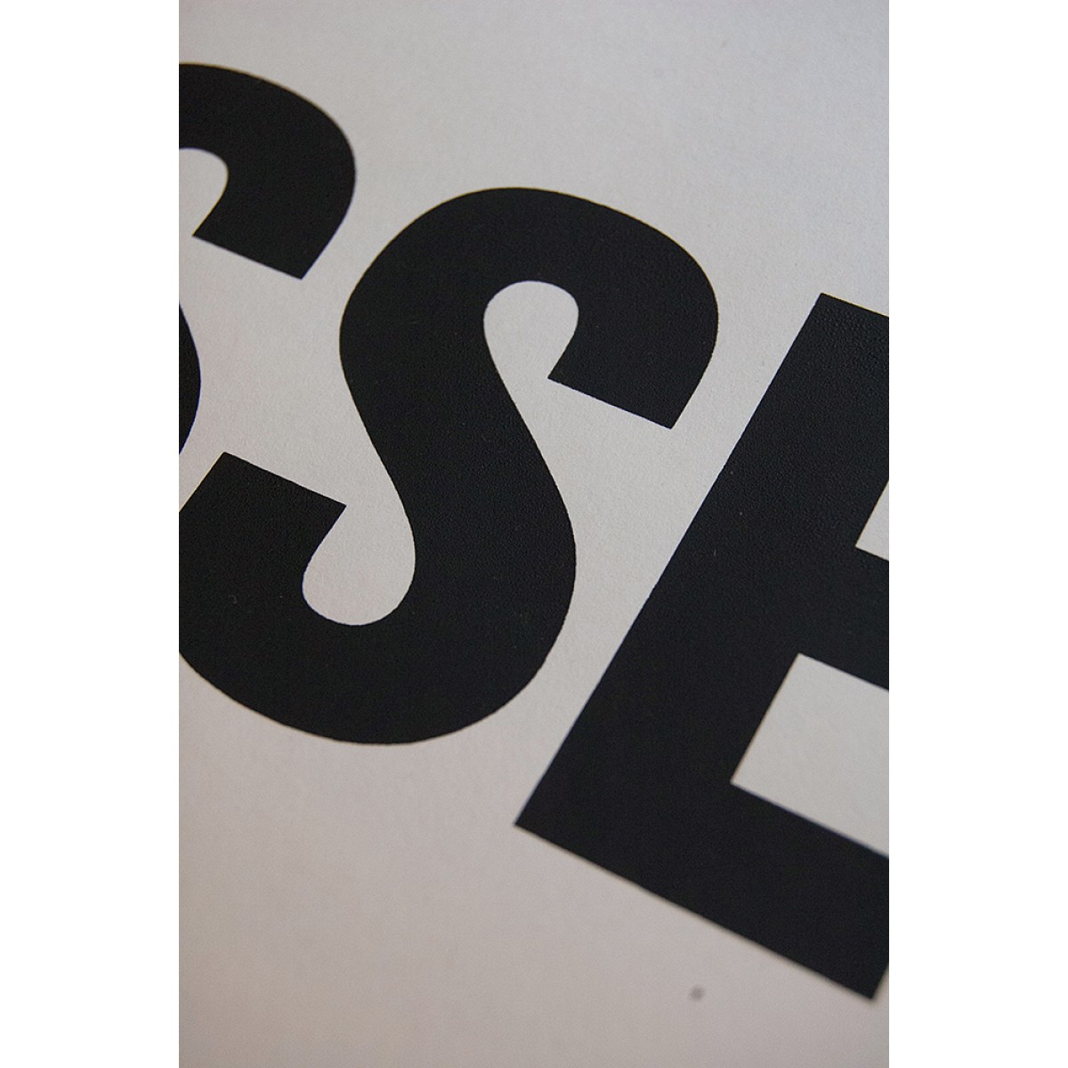 Buchstabenorte Poster ESSEN Stadtteile Typographie