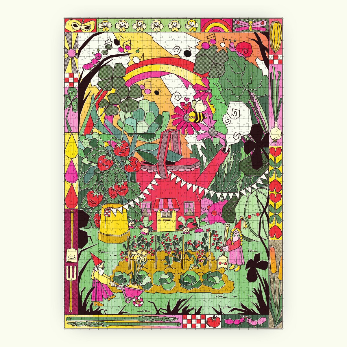 Das Puzzle Kollektiv - Puzzle "Enchanted Vegetable Garden" 1000 Teile