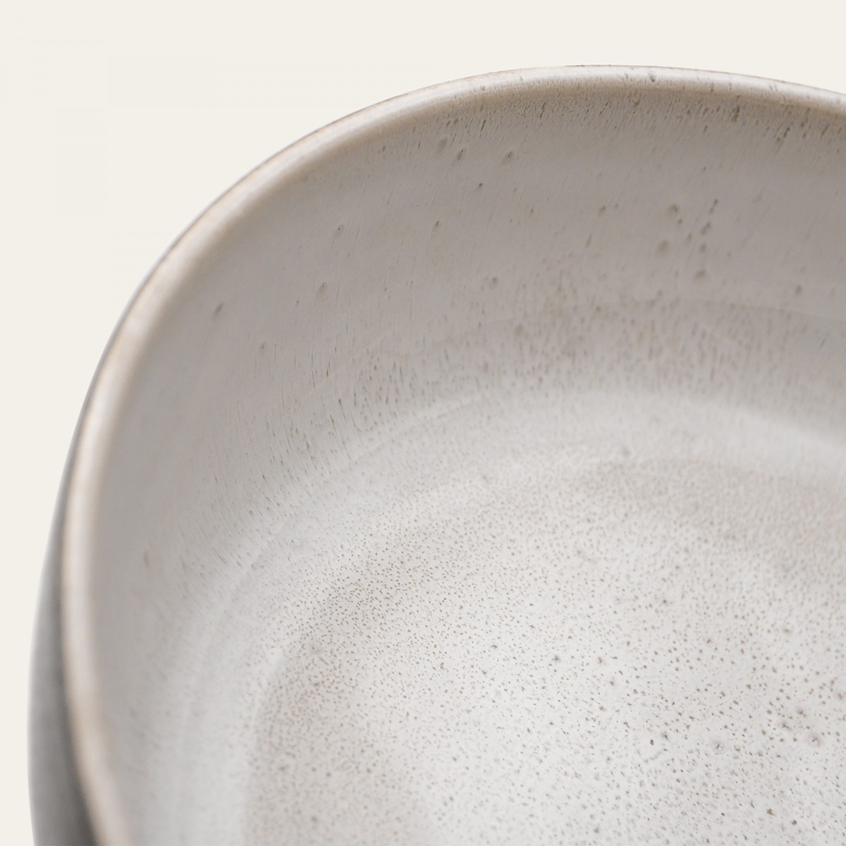Handgemachte Steingut Schale Ddoria - Granit Grau - EDDA stoneware