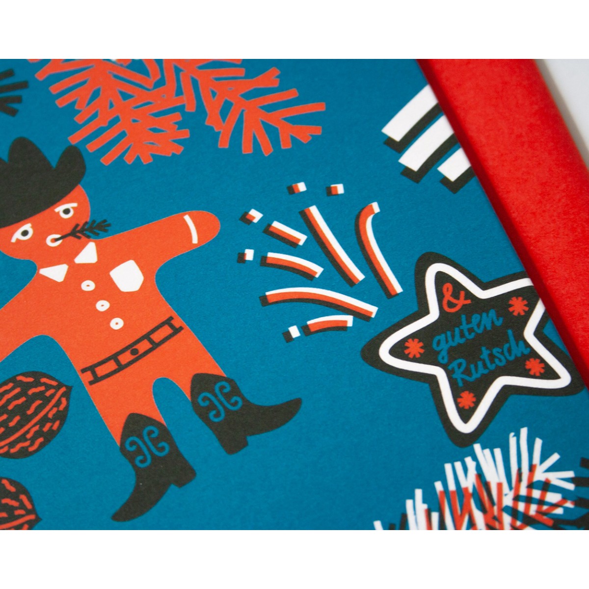 Weihnachtskarte »Frohes Fest« // Papaya paper products