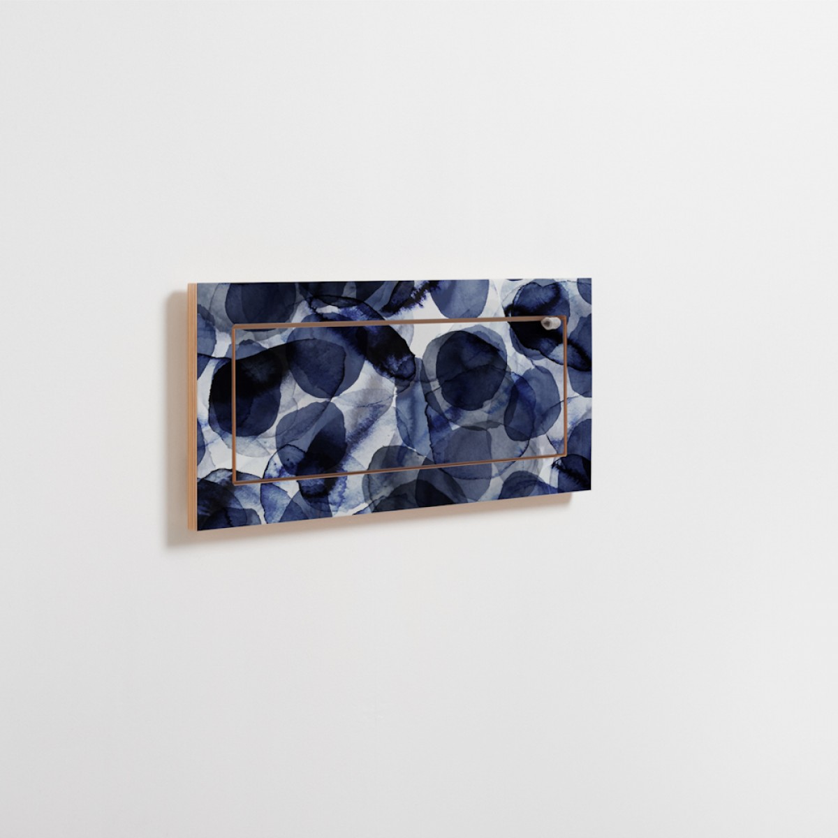 Fläpps Regal 60x27-1 – Bubbles Indigo by Pattern Studio
