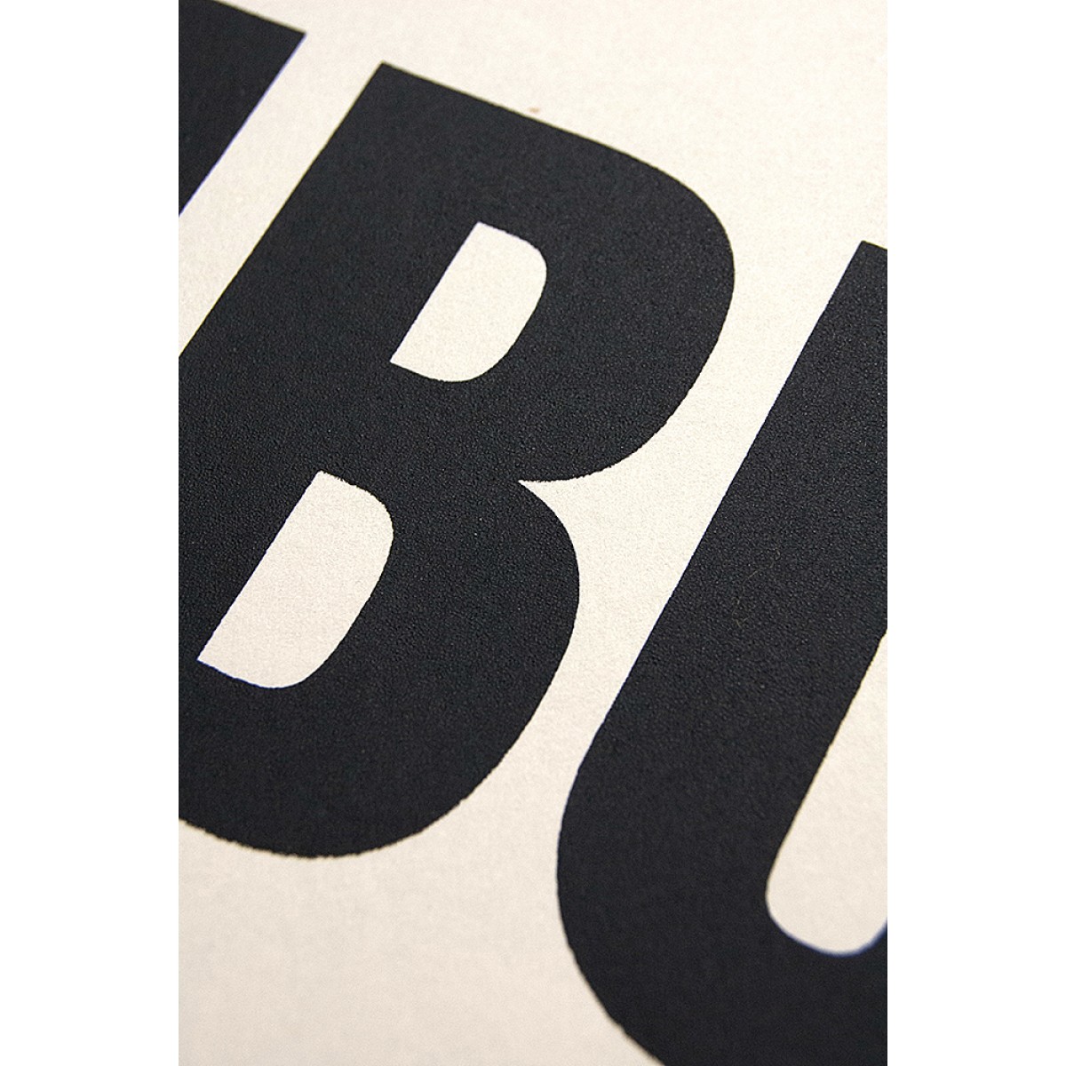 Buchstabenort Freiburg Stadtteile-Poster Typografie