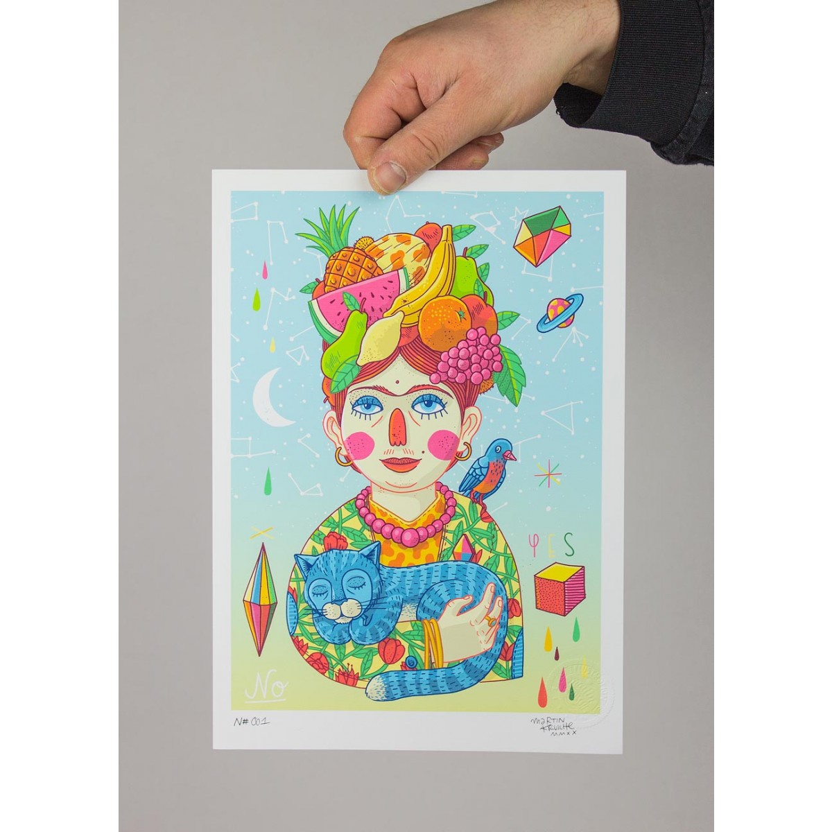 Martin Krusche - Fineartprint »Frida« DIN A4