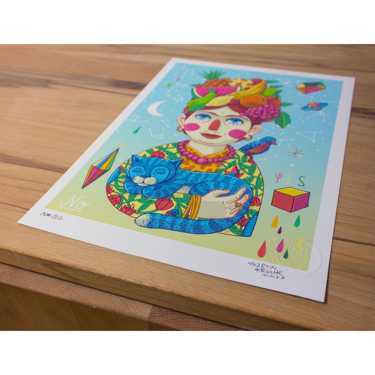 Martin Krusche - Fineartprint »Frida« DIN A4